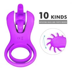Honey Play Box Roxy - Licking Vibrating Dual Penis Ring Cock Rings