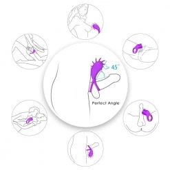 Honey Play Box Roxy - Licking Vibrating Dual Penis Ring Cock Rings