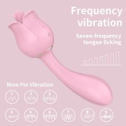 Honey Play Box Vibrators Brenda - The Rose Clit Licker & G-spot Vibrator