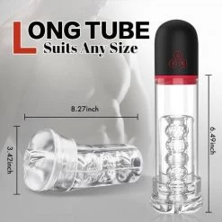 Juntame-Toys Kian - 9 Mode Suction Penis Pump