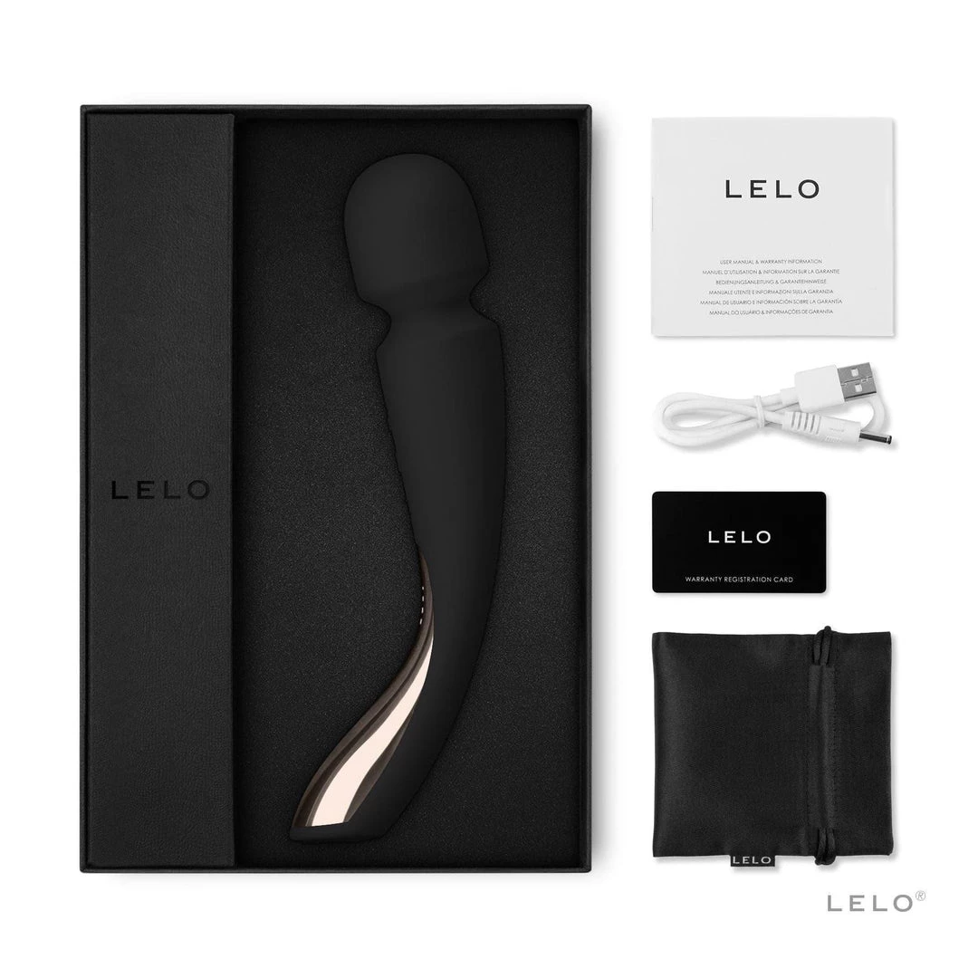 Juntame-Toys Vibrators LELO Smart Wand 2 - Medium - Black 5 Juntame-Toys Vibrators LELO Smart Wand 2 - Medium - Black