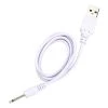 Juntame Lubes & Better Sex Vibrator USB Adapter Cord 2.5mm Replacement DC Massager Charging Cable