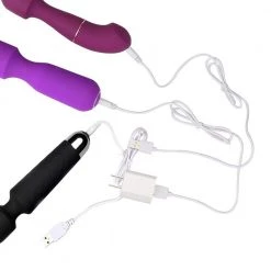 Juntame Lubes & Better Sex Vibrator USB Adapter Cord 2.5mm Replacement DC Massager Charging Cable