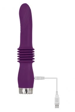 Juntame-Toys Deep Love Thrusting Wand - Plum