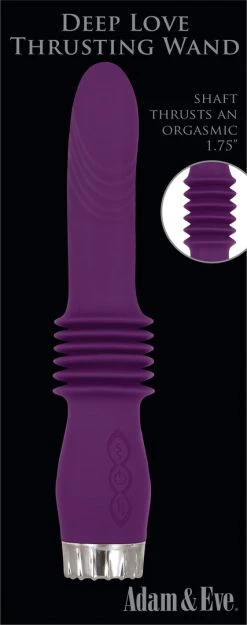 Juntame-Toys Deep Love Thrusting Wand - Plum