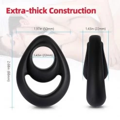 Juntame Dual Penis Ring - Adjustable Cock Ring 13 Juntame Dual Penis Ring - Adjustable Cock Ring