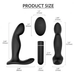 Honey Play Box Zeus - Detachable Prostate Stimulator With Bullet Vibrator Anal Vibrators
