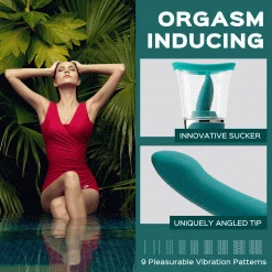 Juntame Jade - 3in1 Clitoral Sucking G Spot Vibrator & Clit Licking Tongue Vibrators