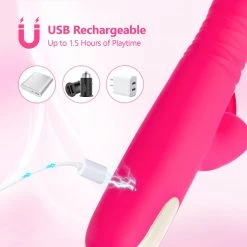 Juntame-Toys Beauty - Thrusting Rabbit Vibrator