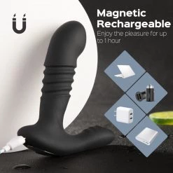 Juntame New Dakota - Thrusting Vibrating Prostate & Perineum Massager