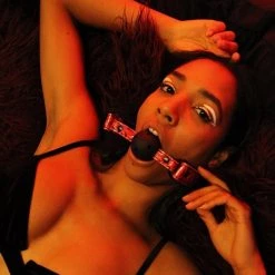 Honey Play Box Ur Mine Ball Gag - Pink Blindfolds & Gags 11 Honey Play Box Ur Mine Ball Gag - Pink Blindfolds & Gags