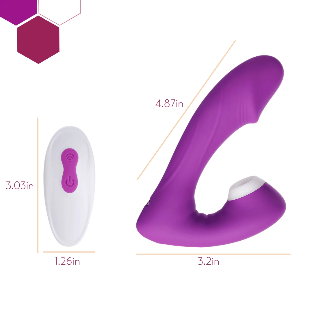 Honey Play Box Vibrators Paula - Remote Clitoral Sucking G Spot Vibrator 9 Vibrations & Suctions 4 Honey Play Box Vibrators Paula - Remote Clitoral Sucking G Spot Vibrator 9 Vibrations & Suctions