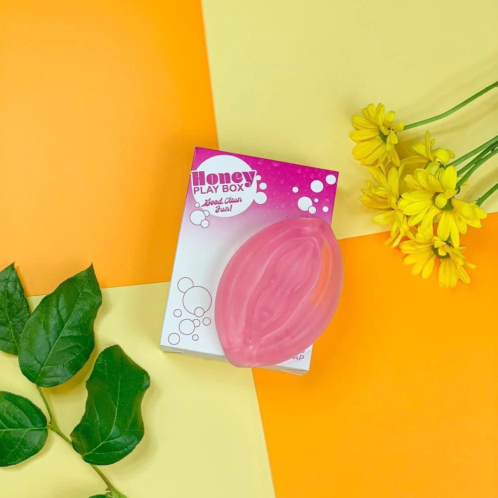 Honey Play Box Lubes & Better Sex Vulva Shaped Novelty Soap 6 Honey Play Box Lubes & Better Sex Vulva Shaped Novelty Soap