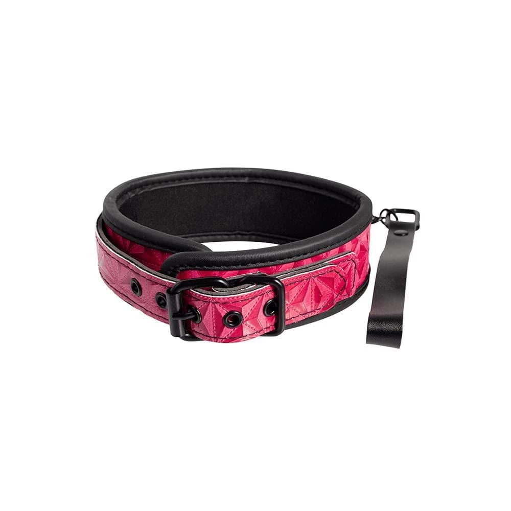 Honey Play Box Power Play Collar & Leash - Pink Handcuffs & Restraints 5 Honey Play Box Power Play Collar & Leash - Pink Handcuffs & Restraints