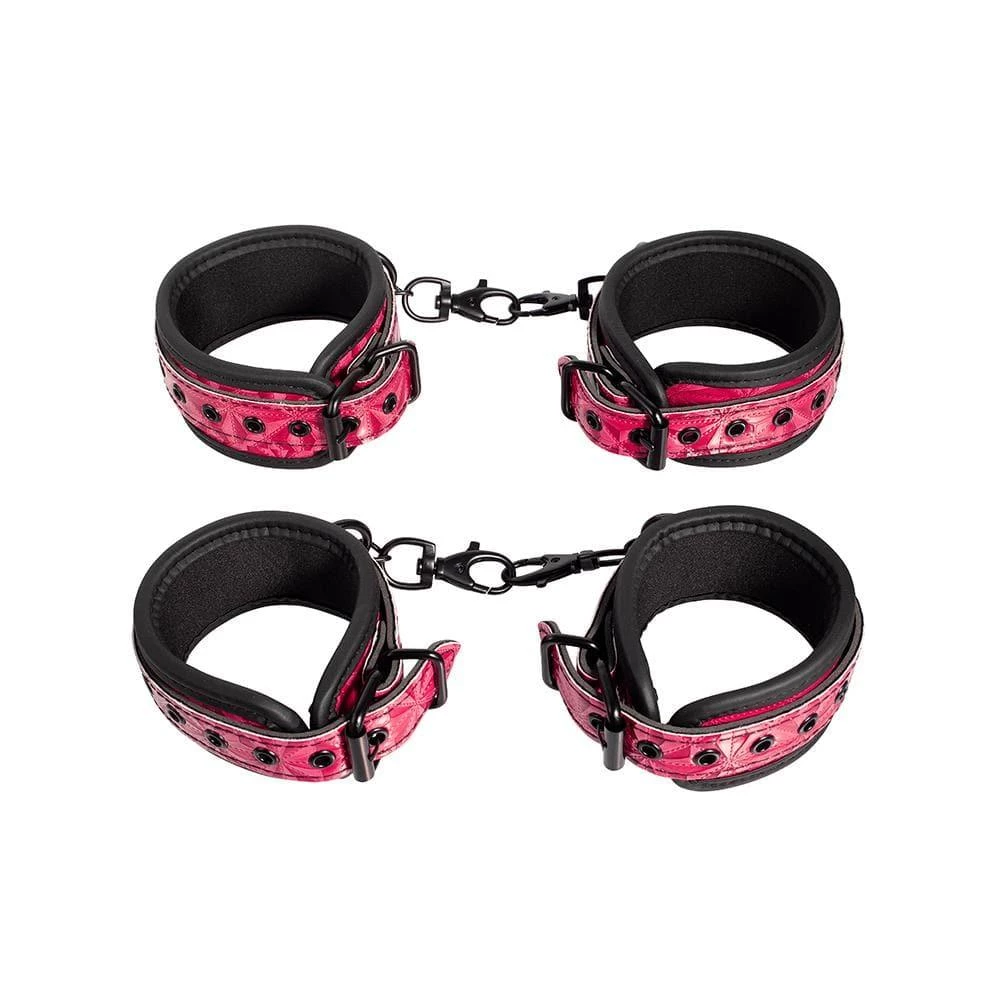 Honey Play Box Handcuffs & Restraints Kinky Play Bondage Kit - Pink 5 Honey Play Box Handcuffs & Restraints Kinky Play Bondage Kit - Pink