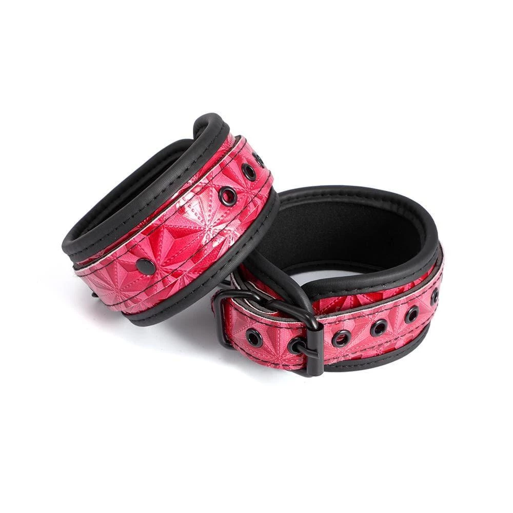 Honey Play Box Kinky Play Ankle Cuffs - Pink 3 Honey Play Box Kinky Play Ankle Cuffs - Pink