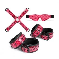 Honey Play Box Handcuffs & Restraints Kinky Play Bondage Kit - Pink