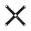 Honey Play Box Handcuffs & Restraints Four Point Hogtie - Black