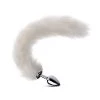 Honey Play Box Long Fox Tail Butt Plug - White Fur Anal Toys 1 Honey Play Box Long Fox Tail Butt Plug - White Fur Anal Toys