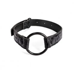 Honey Play Box Open Up O-Ring Gag - Black Blindfolds & Gags