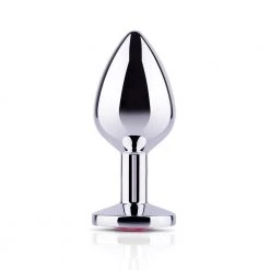 Honey Play Box Red Gem Metal Butt Plug Anal Toys