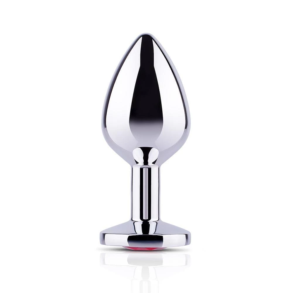Honey Play Box Red Gem Metal Butt Plug Anal Toys 4 Honey Play Box Red Gem Metal Butt Plug Anal Toys