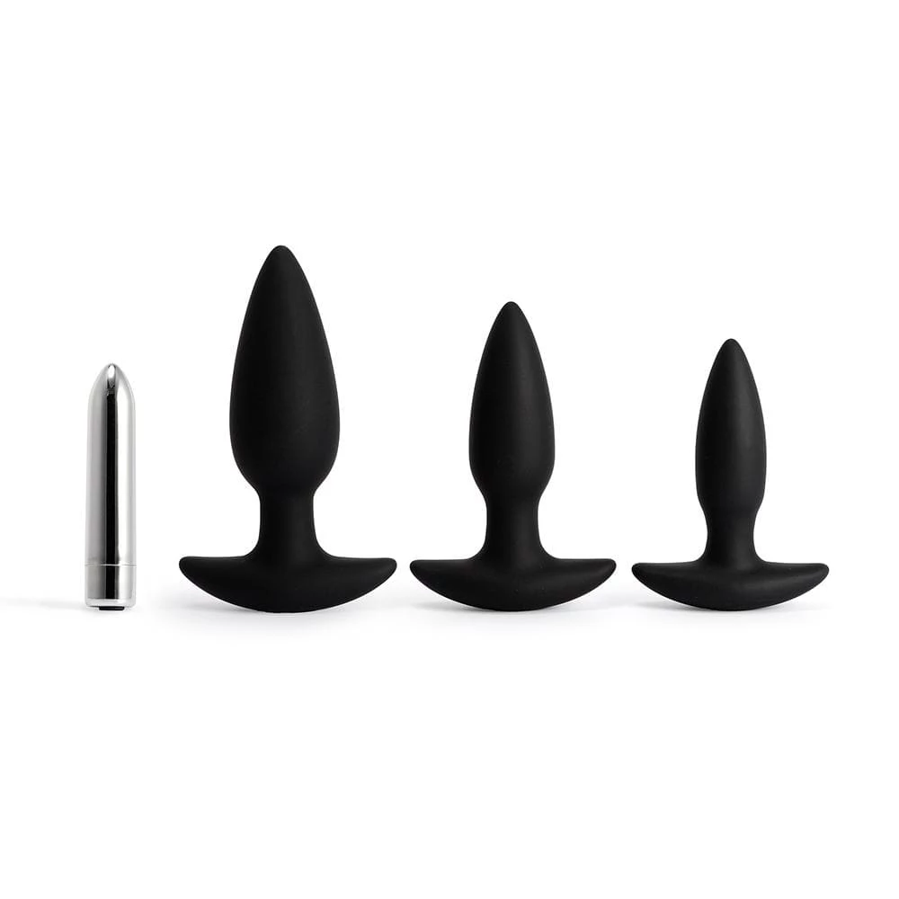 Honey Play Box Ariel - Silicone Vibrating Anal Plug Trainning Kit - Black Anal Vibrators 3 Honey Play Box Ariel - Silicone Vibrating Anal Plug Trainning Kit - Black Anal Vibrators
