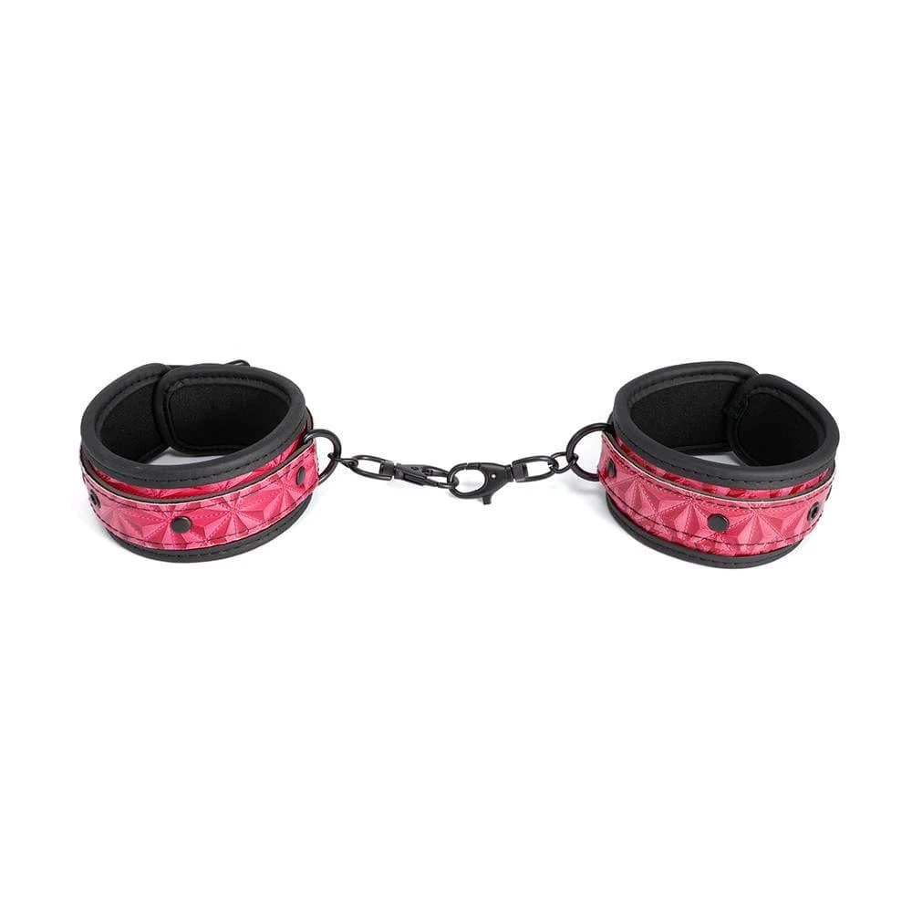 Honey Play Box Kinky Play Ankle Cuffs - Pink 4 Honey Play Box Kinky Play Ankle Cuffs - Pink