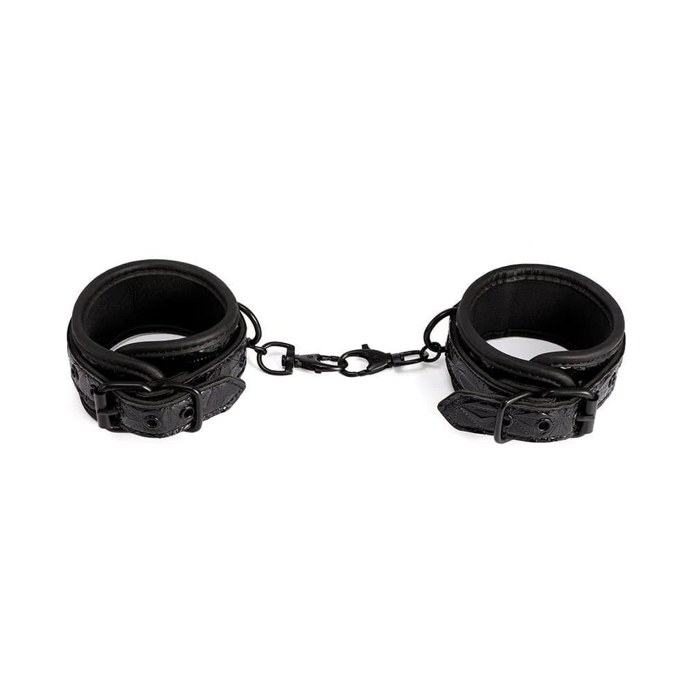 Honey Play Box Kinky Play Ankle Cuffs - Black Handcuffs & Restraints 4 Honey Play Box Kinky Play Ankle Cuffs - Black Handcuffs & Restraints