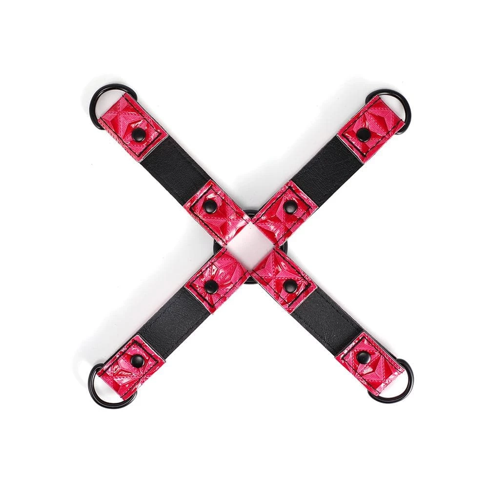 Honey Play Box Four Point Hogtie - Pink 4 Honey Play Box Four Point Hogtie - Pink