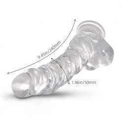 Honey Play Box Mx. Smith - Textured Jelly Suction Cup Dildo 8 Inch
