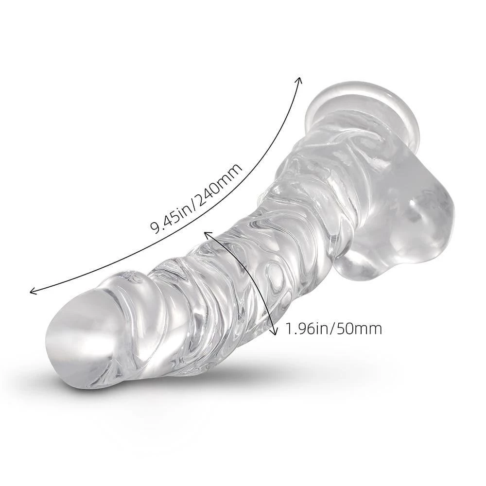 Honey Play Box Mx. Smith - Textured Jelly Suction Cup Dildo 8 Inch 4 Honey Play Box Mx. Smith - Textured Jelly Suction Cup Dildo 8 Inch