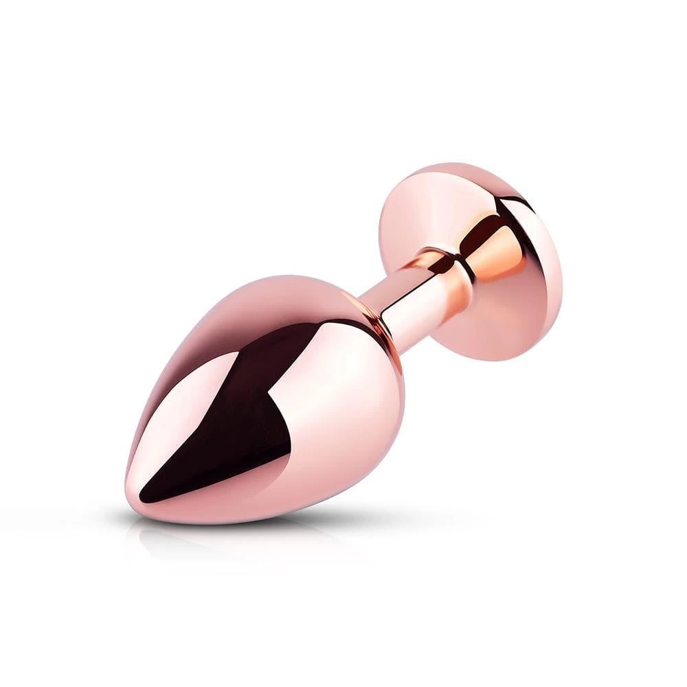 Honey Play Box Pink Gem Rose Gold Metal Butt Plug Anal Toys 6 Honey Play Box Pink Gem Rose Gold Metal Butt Plug Anal Toys