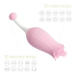 Honey Play Box Dora - Rose Toy Clit Vibrator And Licker