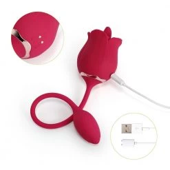 Honey Play Box Fiona - The Rose Toy Clit Licker & Vibrating Egg