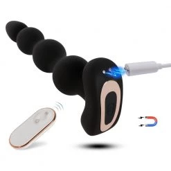 Honey Play Box Ripple - Vibrating Anal Bead Plug