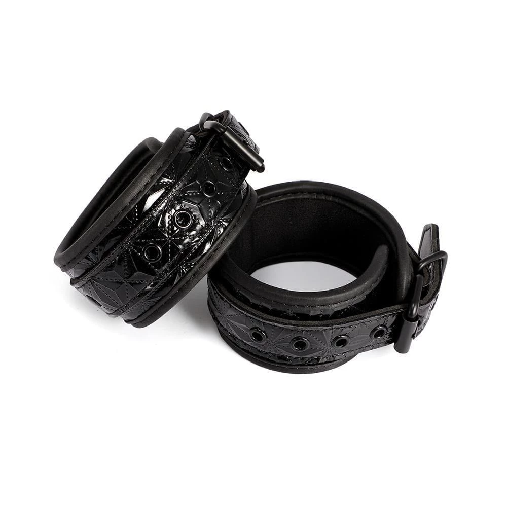 Honey Play Box Kinky Play Ankle Cuffs - Black Handcuffs & Restraints 3 Honey Play Box Kinky Play Ankle Cuffs - Black Handcuffs & Restraints