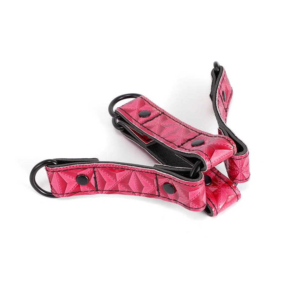 Honey Play Box Four Point Hogtie - Pink 5 Honey Play Box Four Point Hogtie - Pink