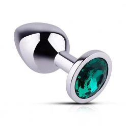 Honey Play Box Green Gem Metal Butt Plug