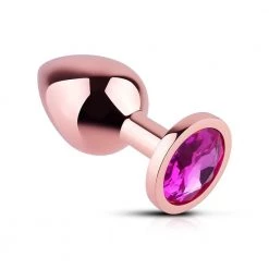 Honey Play Box Pink Gem Rose Gold Metal Butt Plug Anal Toys 11 Honey Play Box Pink Gem Rose Gold Metal Butt Plug Anal Toys