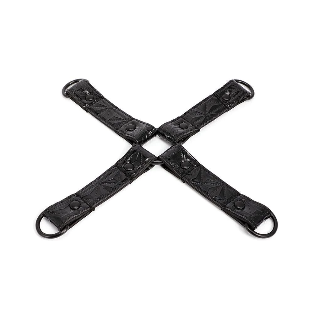 Honey Play Box Handcuffs & Restraints Four Point Hogtie - Black 5 Honey Play Box Handcuffs & Restraints Four Point Hogtie - Black