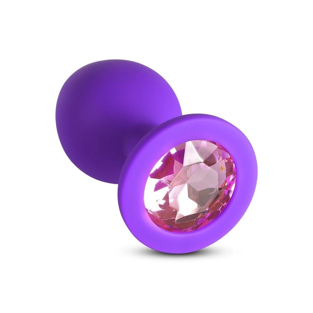 Honey Play Box Anal Toys Light Pink Gem Purple Silicone Butt Plug 5 Honey Play Box Anal Toys Light Pink Gem Purple Silicone Butt Plug