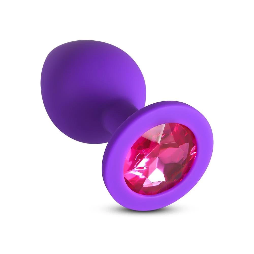 Honey Play Box Anal Toys Pink Gem Purple Silicone Butt Plug 5 Honey Play Box Anal Toys Pink Gem Purple Silicone Butt Plug