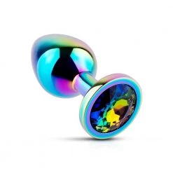 Honey Play Box Rainbow Gem Prism Metal Butt Plug Anal Toys