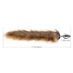 Honey Play Box Long Fox Tail Butt Plug - Brown Fur Anal Toys 7 Honey Play Box Long Fox Tail Butt Plug - Brown Fur Anal Toys