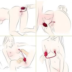 Honey Play Box Fiona - The Rose Toy Clit Licker & Vibrating Egg