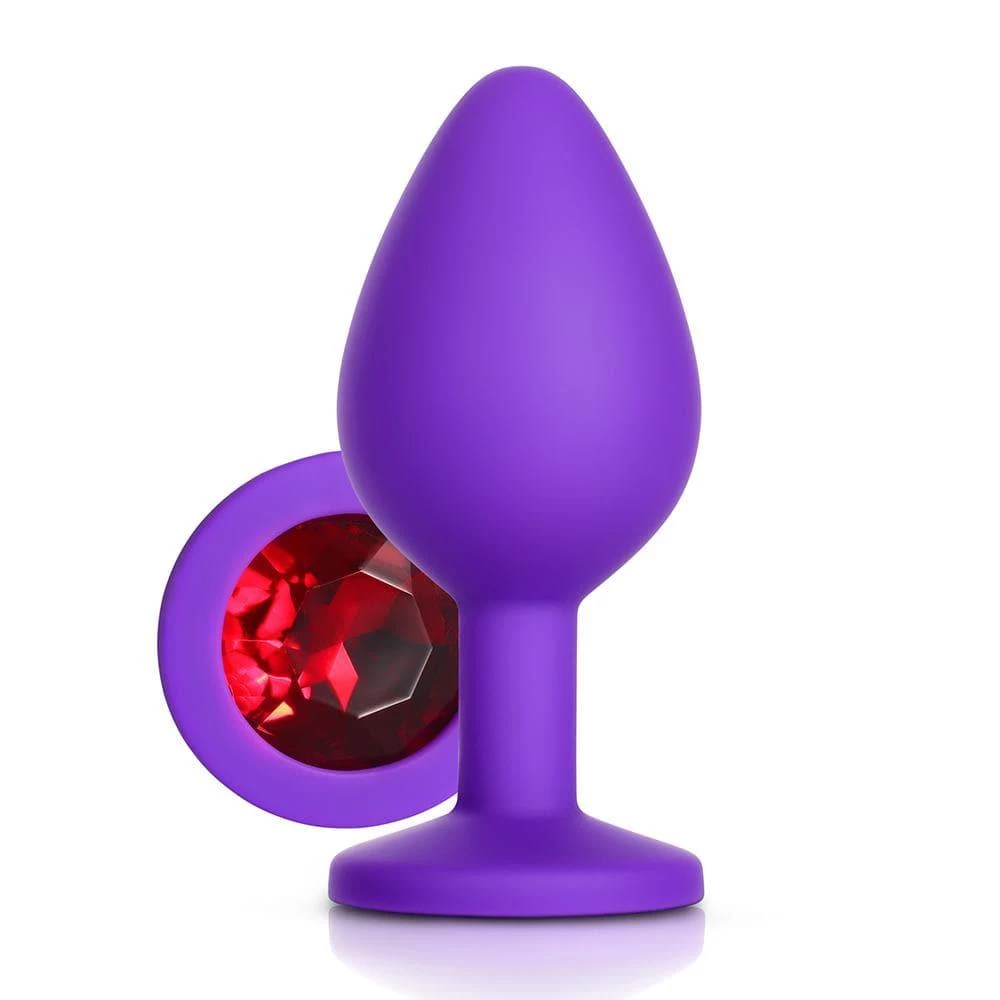 Honey Play Box Anal Toys Red Gem Purple Silicone Butt Plug 3 Honey Play Box Anal Toys Red Gem Purple Silicone Butt Plug