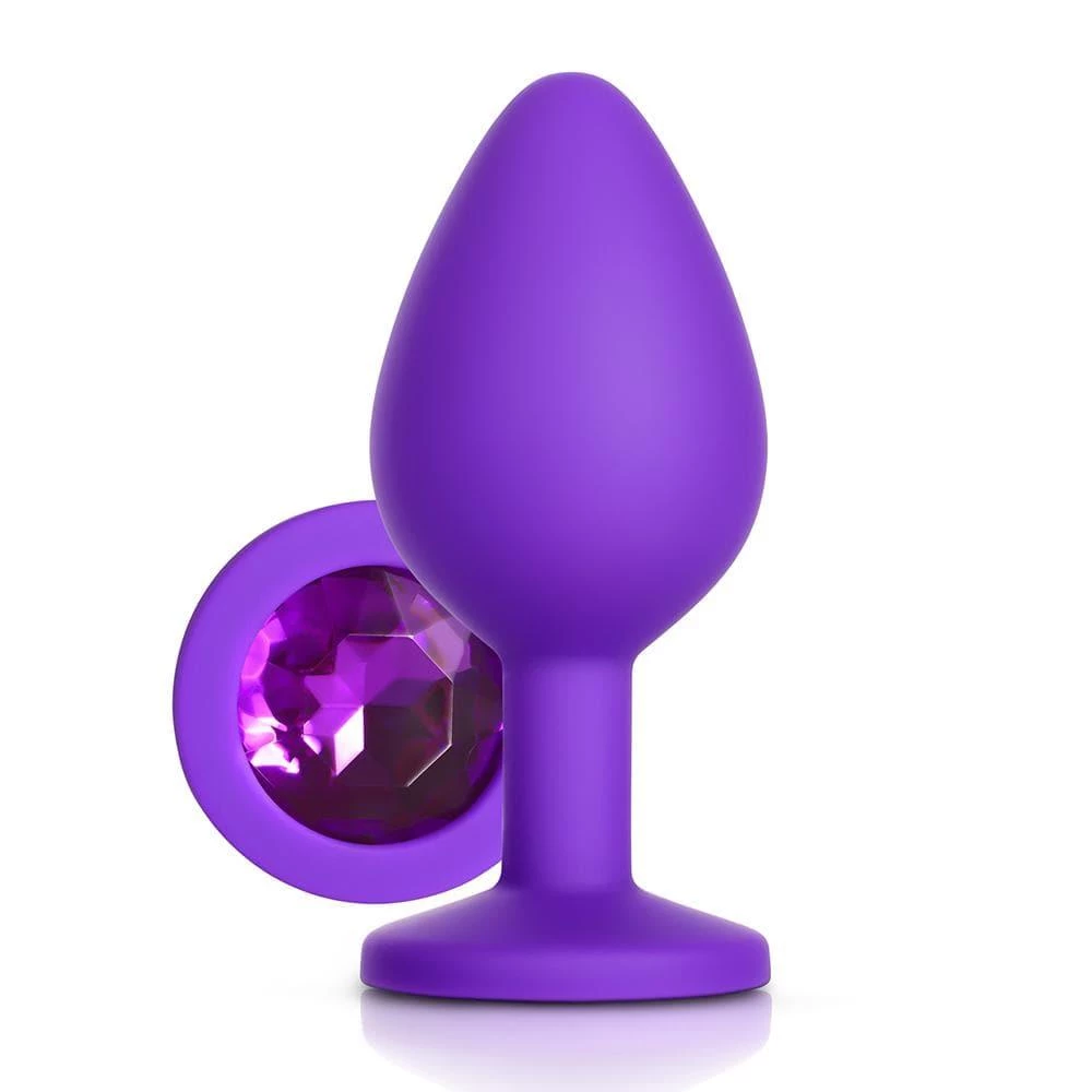 Honey Play Box Anal Toys Purple Gem Purple Silicone Butt Plug 3 Honey Play Box Anal Toys Purple Gem Purple Silicone Butt Plug