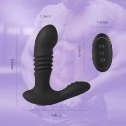Juntame New Dakota - Thrusting Vibrating Prostate & Perineum Massager
