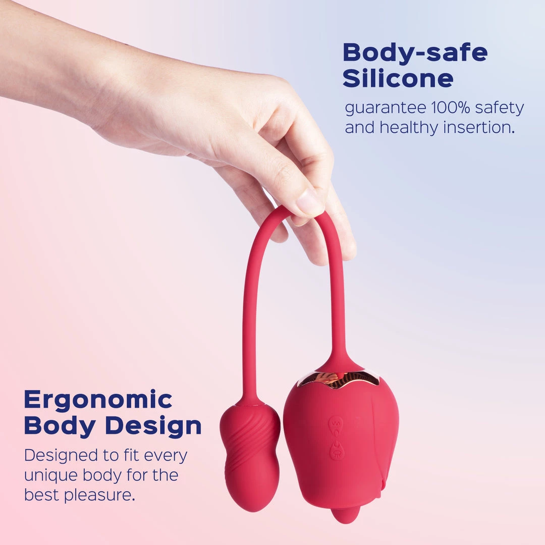 Juntame US Official Store | Shop Adult Sex Toys And Lingerie Fiona 2.0 - Rose Clit Licking Stimulator & Vibrating Egg 5 Juntame US Official Store | Shop Adult Sex Toys And Lingerie Fiona 2.0 - Rose Clit Licking Stimulator & Vibrating Egg